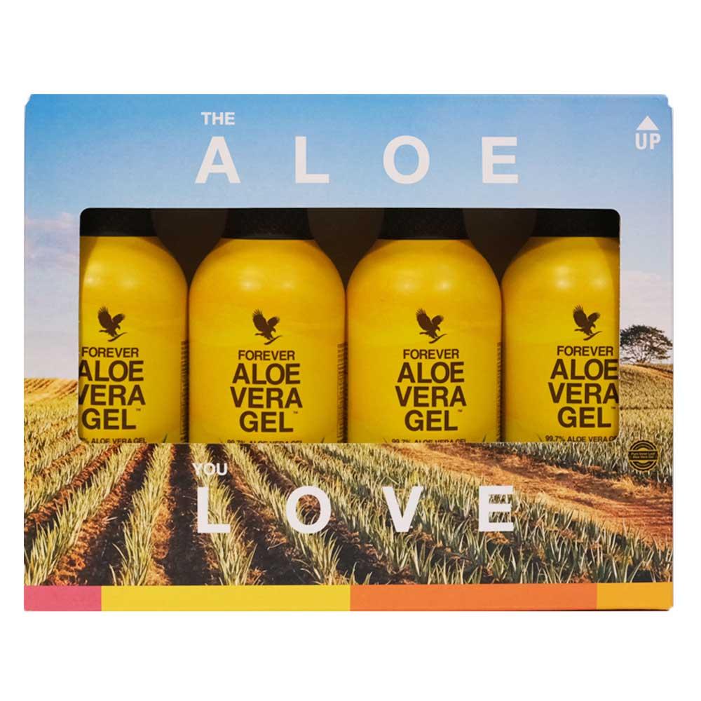 4-Pack Forever Aloe Vera Gel (4x1lt)