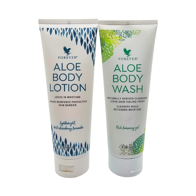 Forever Aloe_Body Lotion Body Wash Combo Pack