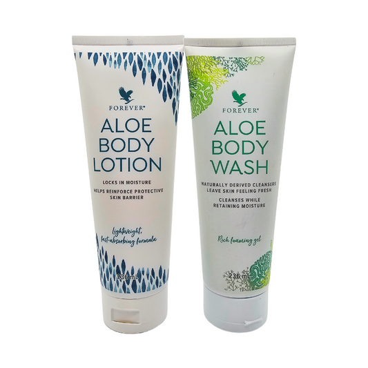 Forever Aloe_Body Lotion Body Wash Combo Pack