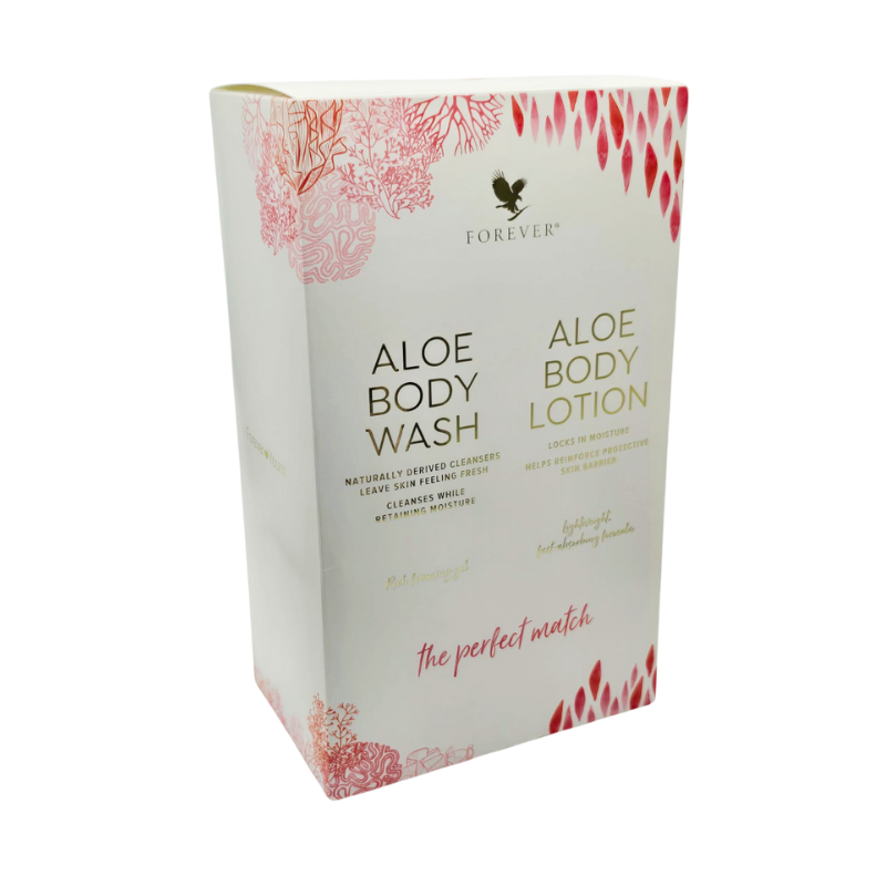 Forever Aloe_Body Lotion Body Wash Combo Pack