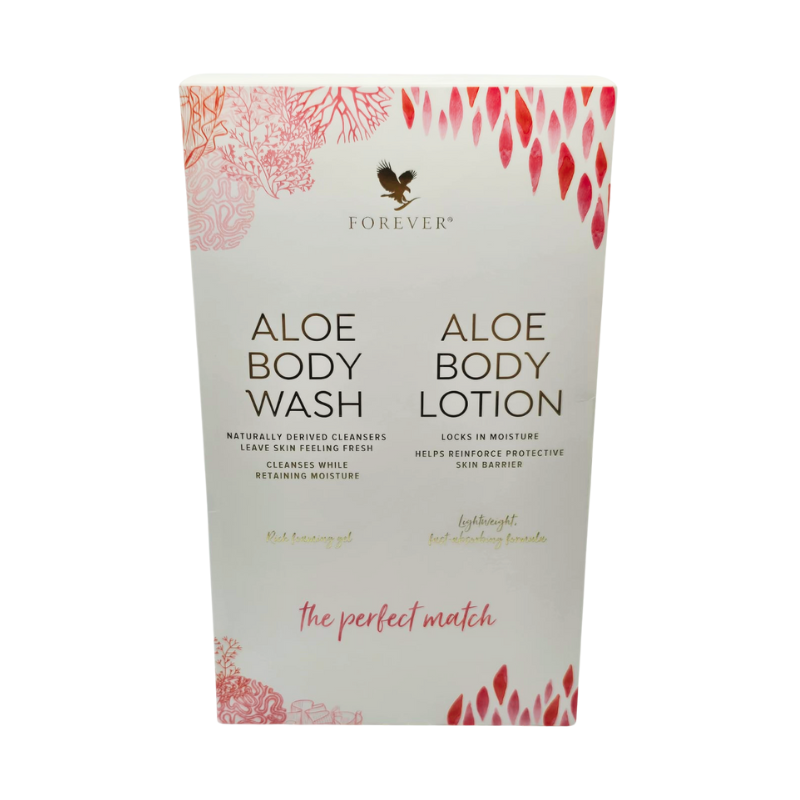 Forever Aloe_Body Lotion Body Wash Combo Pack