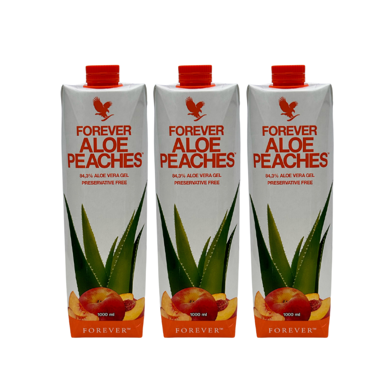 Tri-Pack Aloe Peaches (3x1lt)